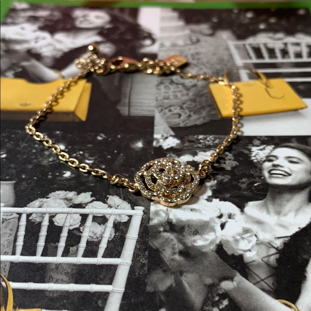 Kate spade bracelet rose ๐น gold w bag - Picture 4 of 7